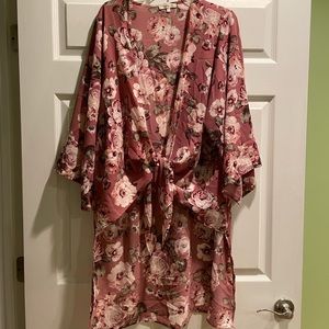 Andre tie front kimono
